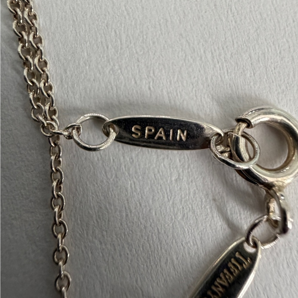 Tiffany & Co. Silver Initial Necklace - Picture 5 of 7